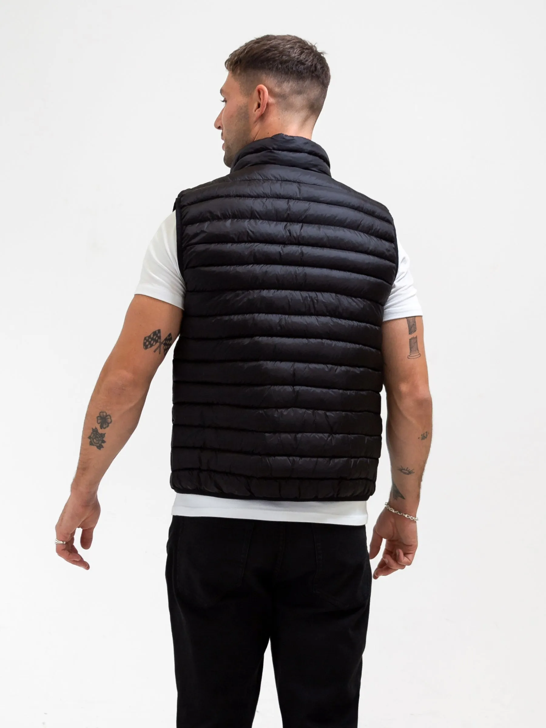 Abrasion Resistant Shell Flexible Joint Articulation Ellis Lightweight Gilet - Black