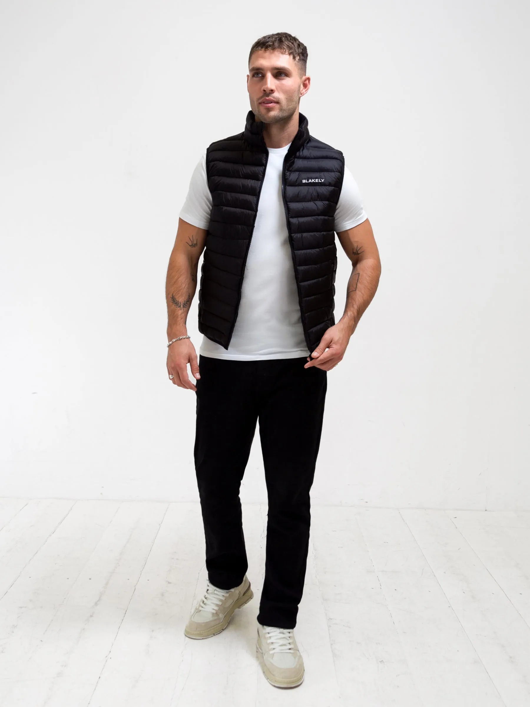 Ellis Lightweight Gilet - Black Odor Resistant Lining