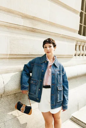 Moxie Denim Jacket - Dark Indigo Functional Pocket