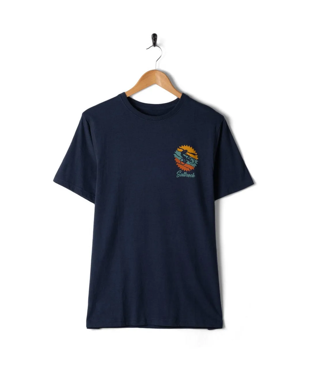 Comfy Fit Wear Quick Dry Technology Mtb Colour - Mens Short Sleeve T-Shirt - Blue - AW25