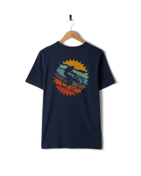 Simple and Comfortable Mtb Colour - Mens Short Sleeve T-Shirt - Blue - AW25