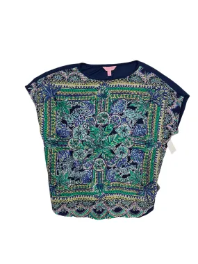 Multi-colored Top Short Sleeve Designer Lilly Pulitzer, Size Xs Elegant Detail stain resistant coating