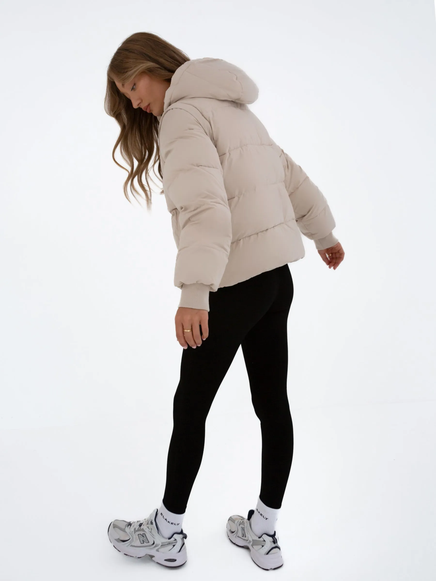 Multiway Puffer Coat 2 - Chalk Multipurpose Layering Eco Certified Textiles