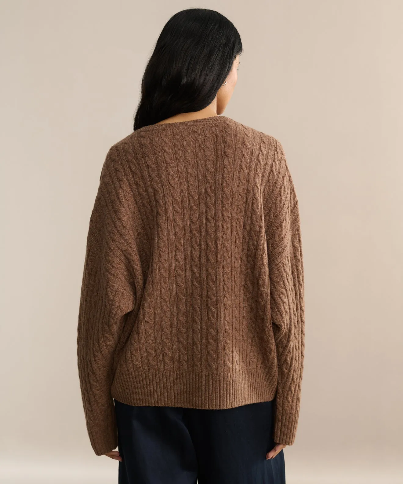 Nell V-Neck Sweater All-Purpose Knit