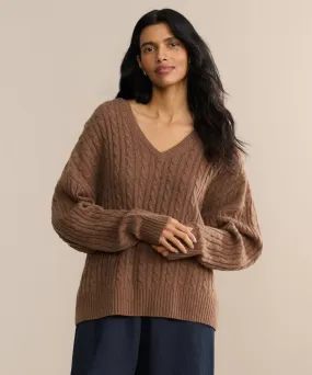 No Ride Up Nell V-Neck Sweater