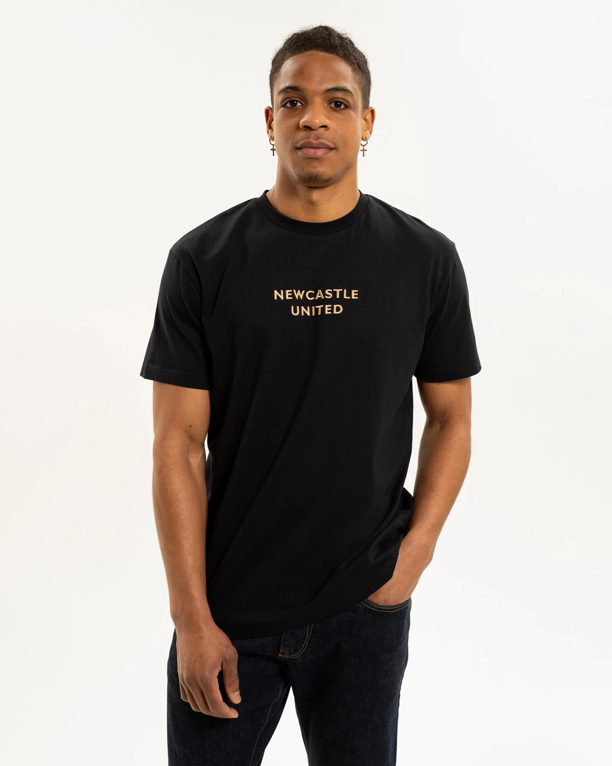 Newcastle United 1950's Cup Final Programmes T-Shirt Flexible Weave