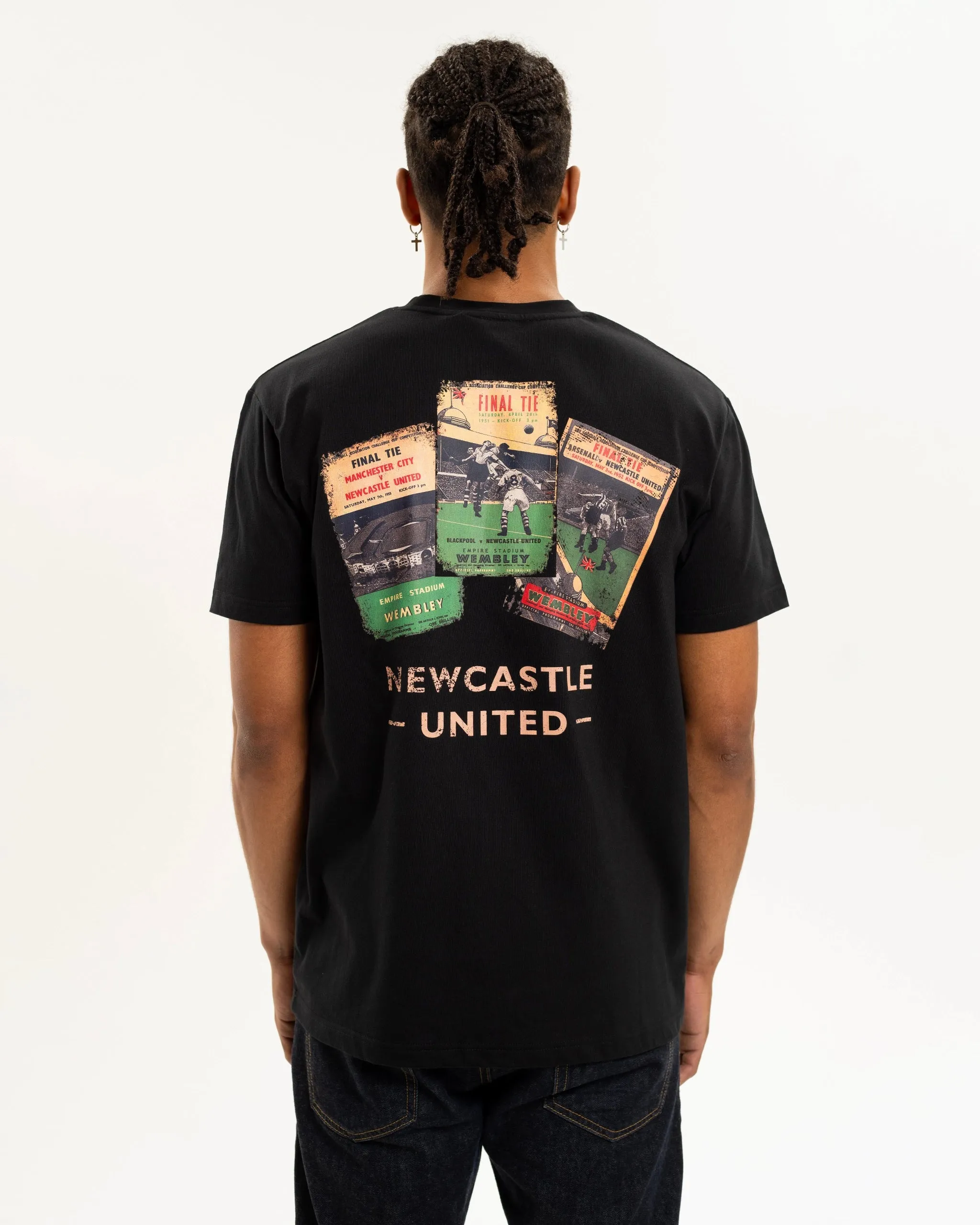 Newcastle United 1950's Cup Final Programmes T-Shirt Unisex versatility