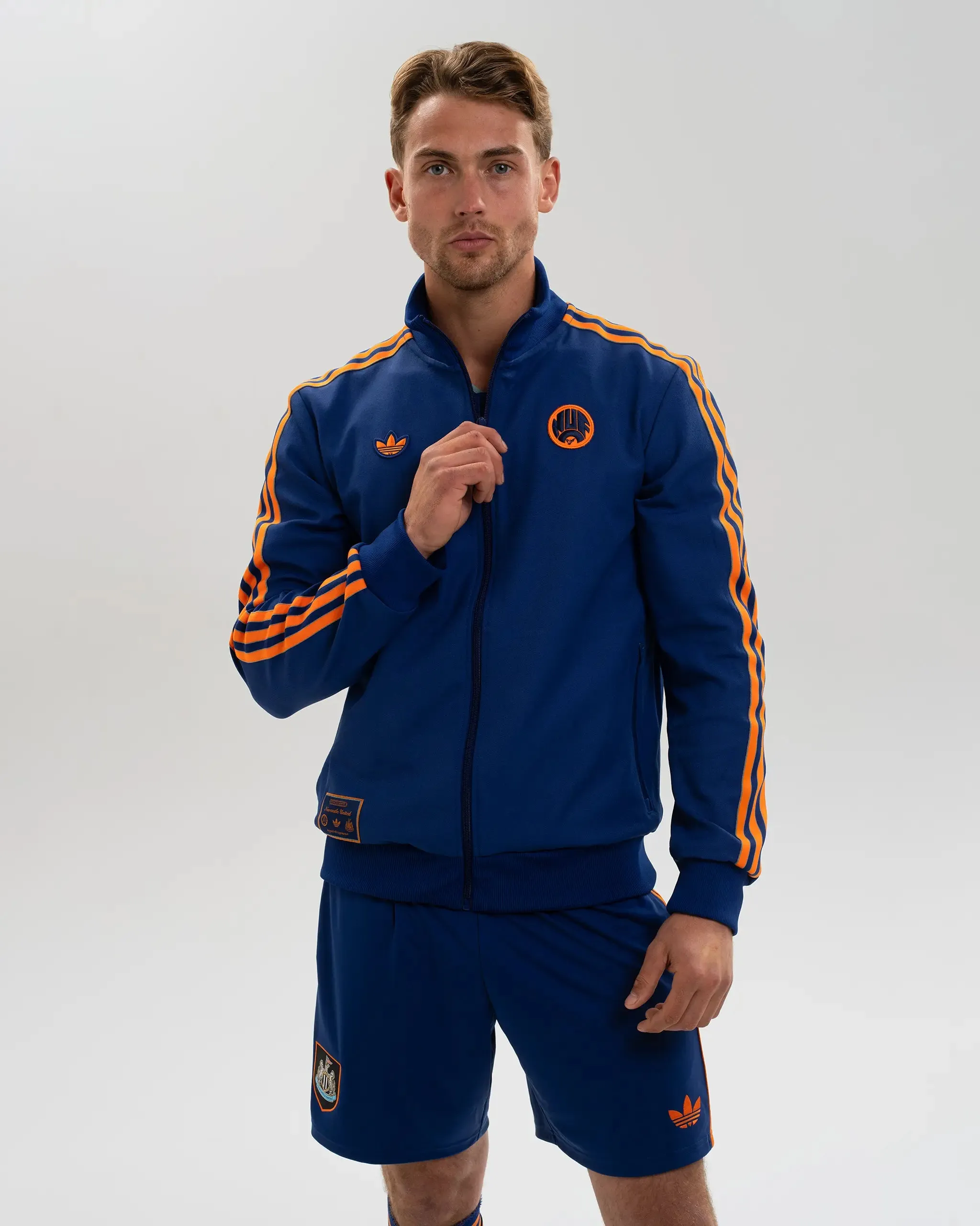 Machine washable Newcastle United adidas 25/26 Third Kit Anthem Jacket