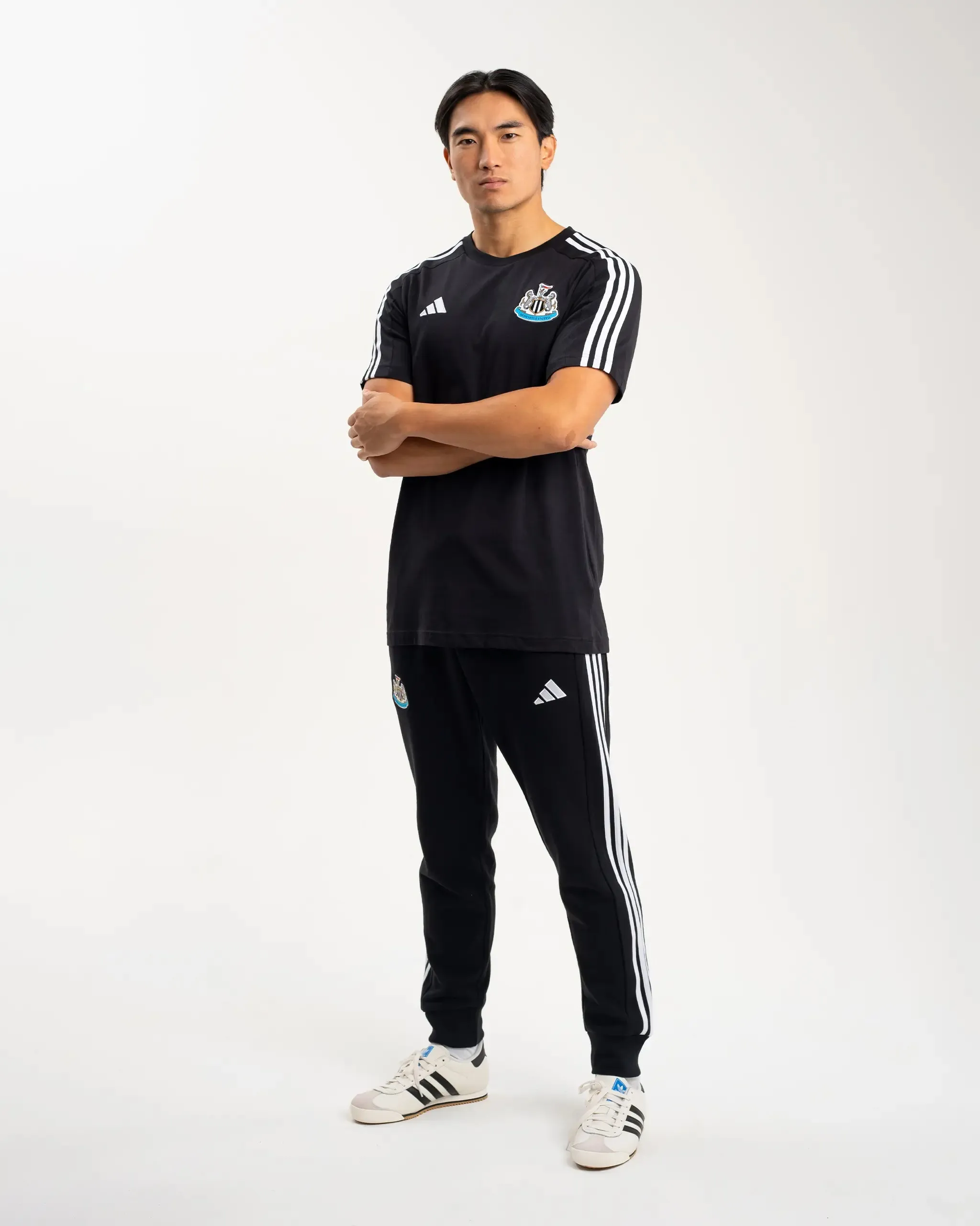 Newcastle United adidas DNA T-Shirt Sleek Performance Fit Reinforced Shoulder Stitching