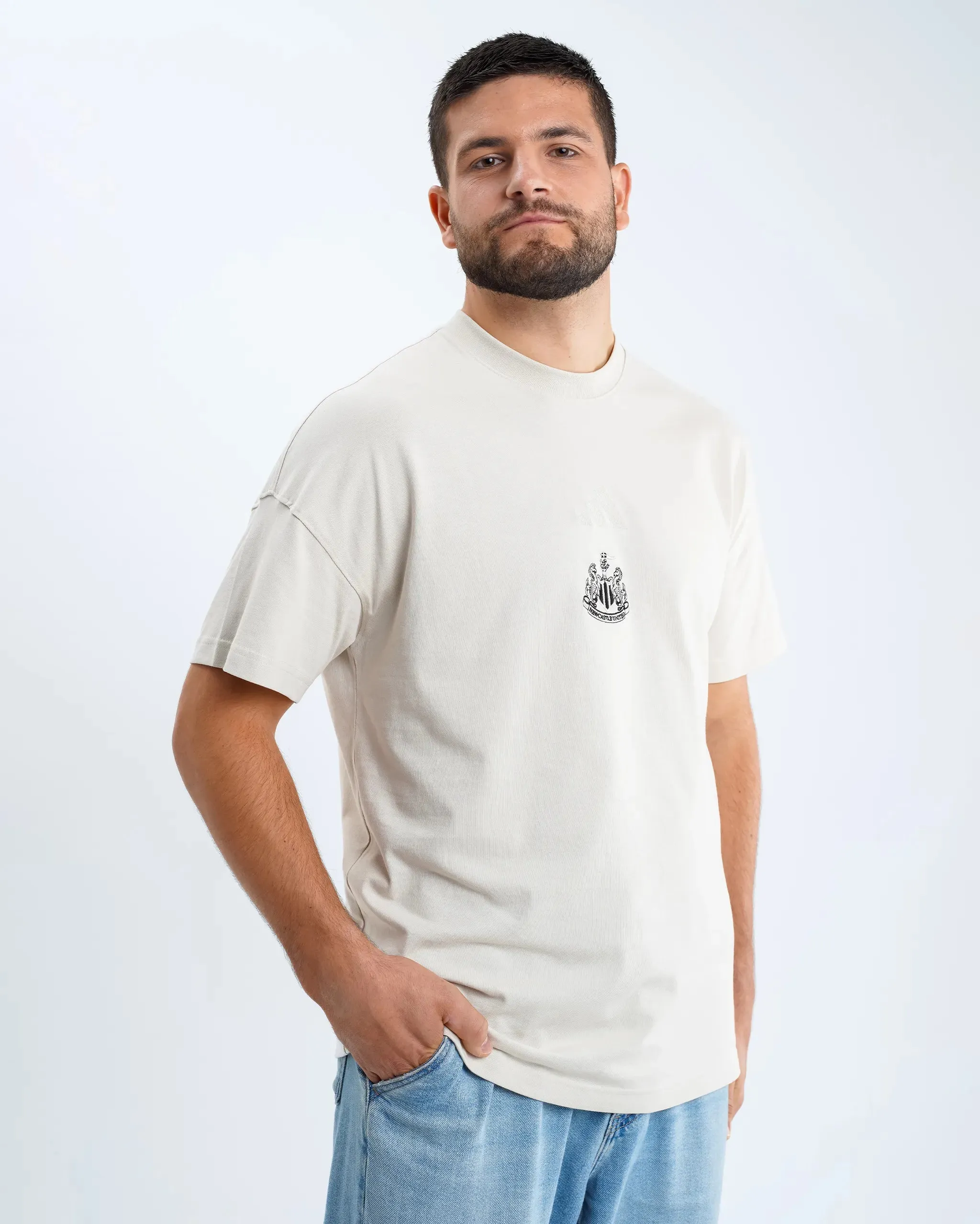 Breathable Comfort Design Hydrophobic coating Newcastle United adidas Men's All SZN Alumin T-Shirt