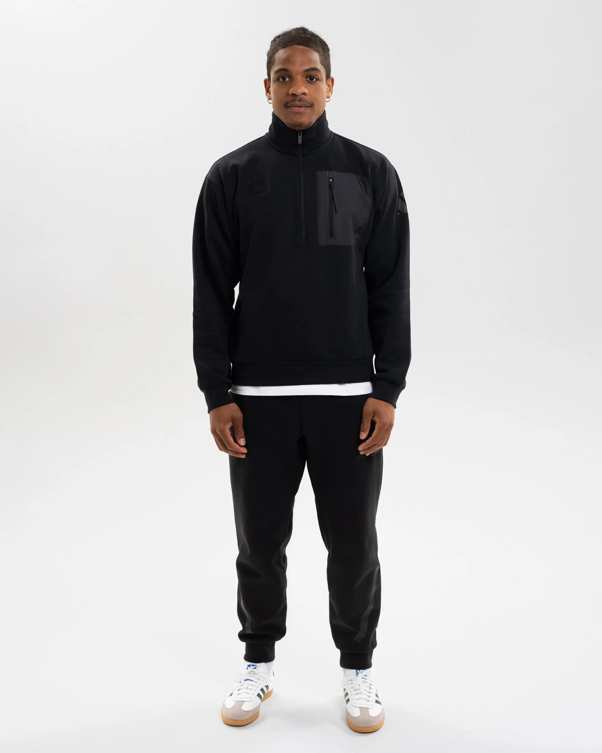 Classic Crew Neck Newcastle United adidas Men's Black Sweatshirt