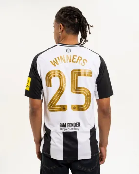 Soft Finish Ultra Soft Blended Textile Newcastle United adidas Men's Carabao Cup 2025 Winners Shirt