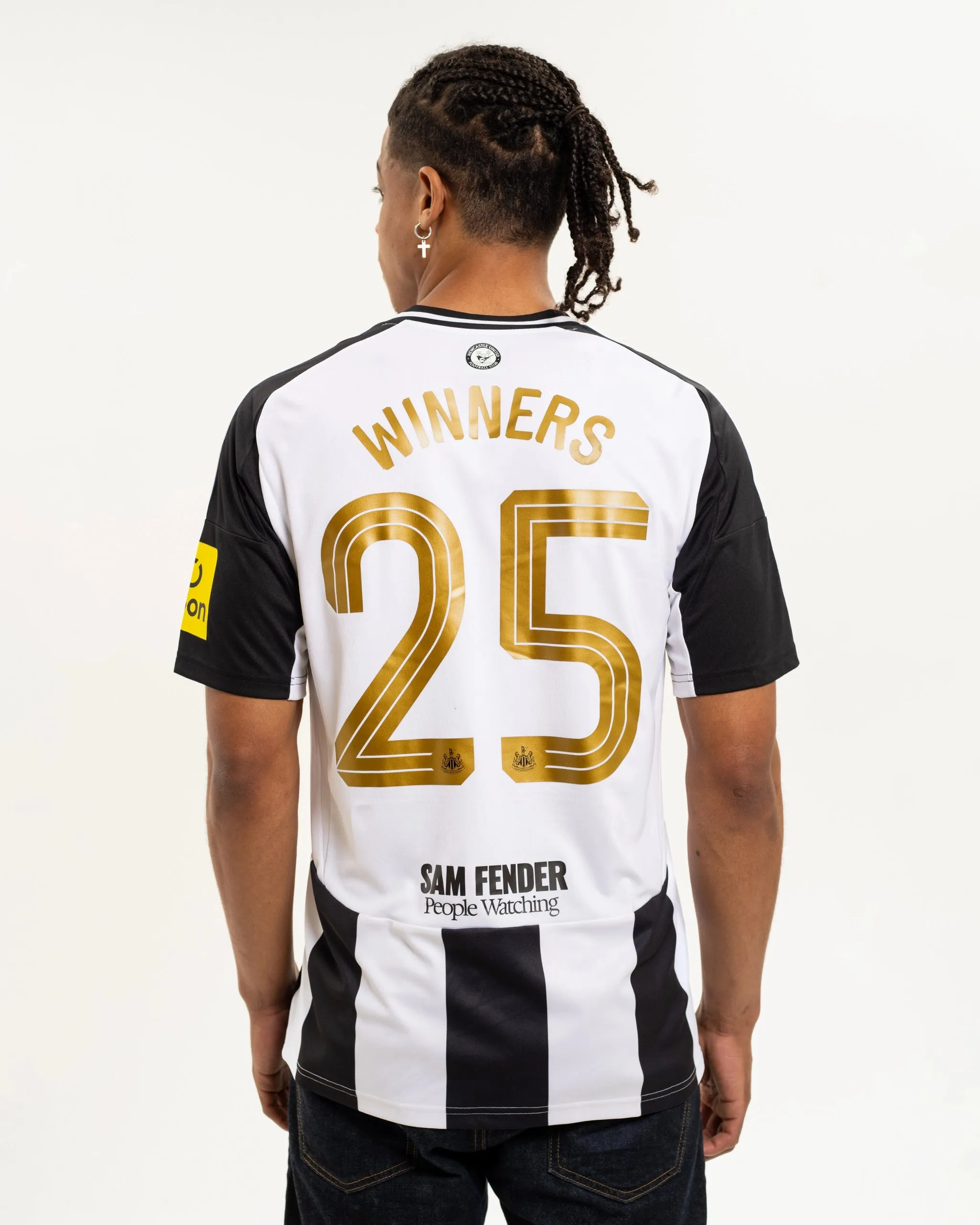Soft Finish Ultra Soft Blended Textile Newcastle United adidas Men's Carabao Cup 2025 Winners Shirt