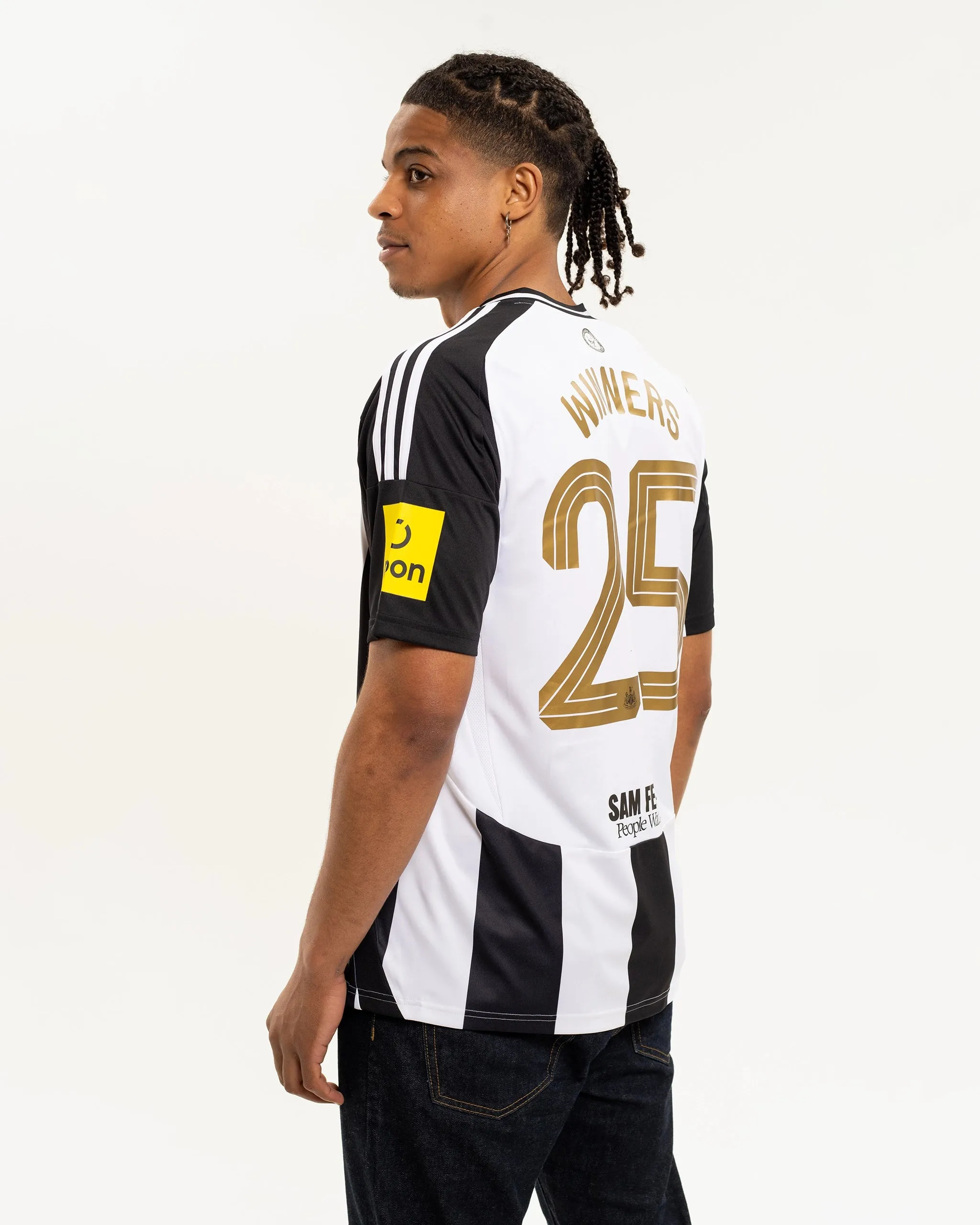 Newcastle United adidas Men's Carabao Cup 2025 Winners Shirt Soft and Stretchy