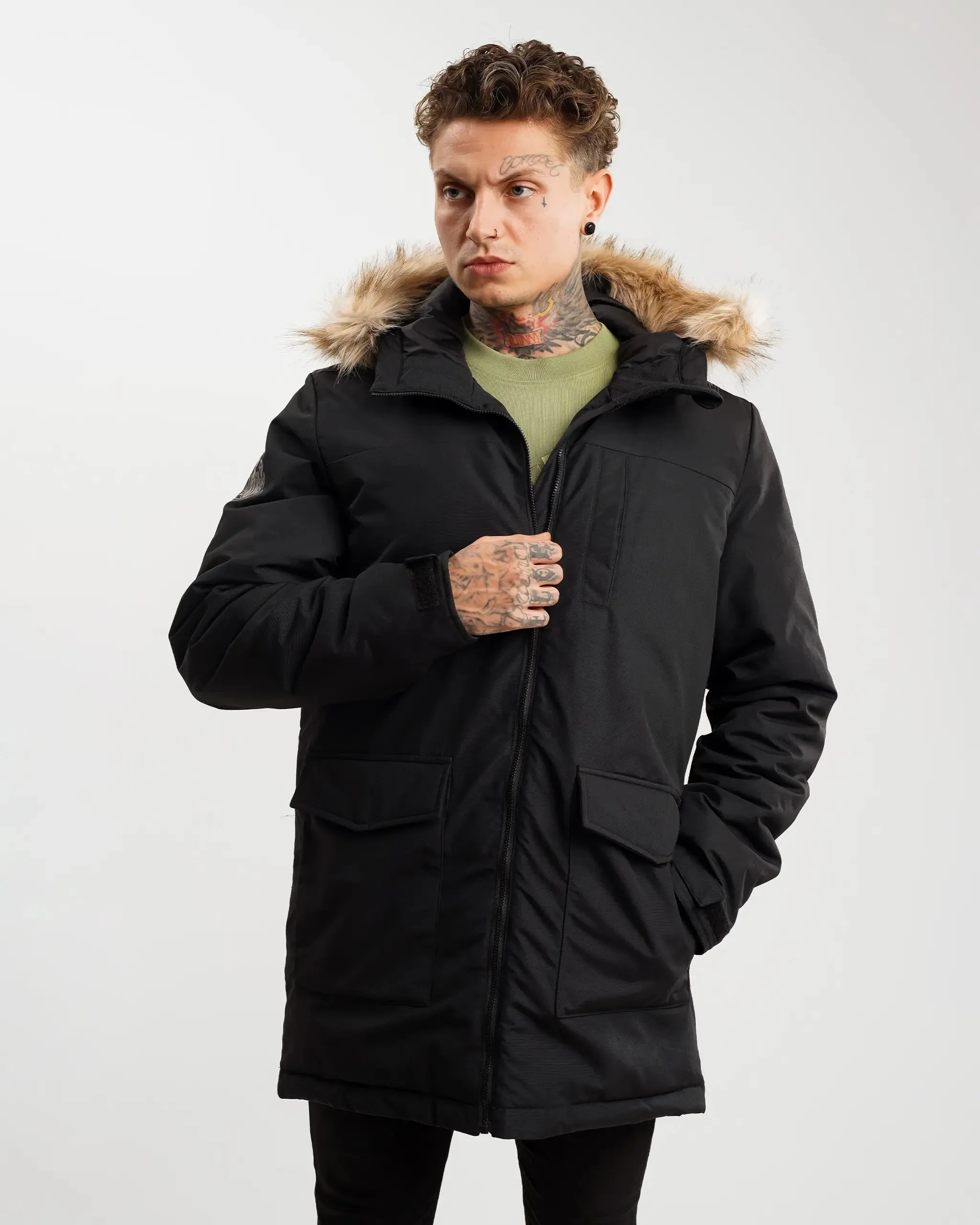 Softshell Construction Newcastle United adidas Men's Paveric Fur Parka