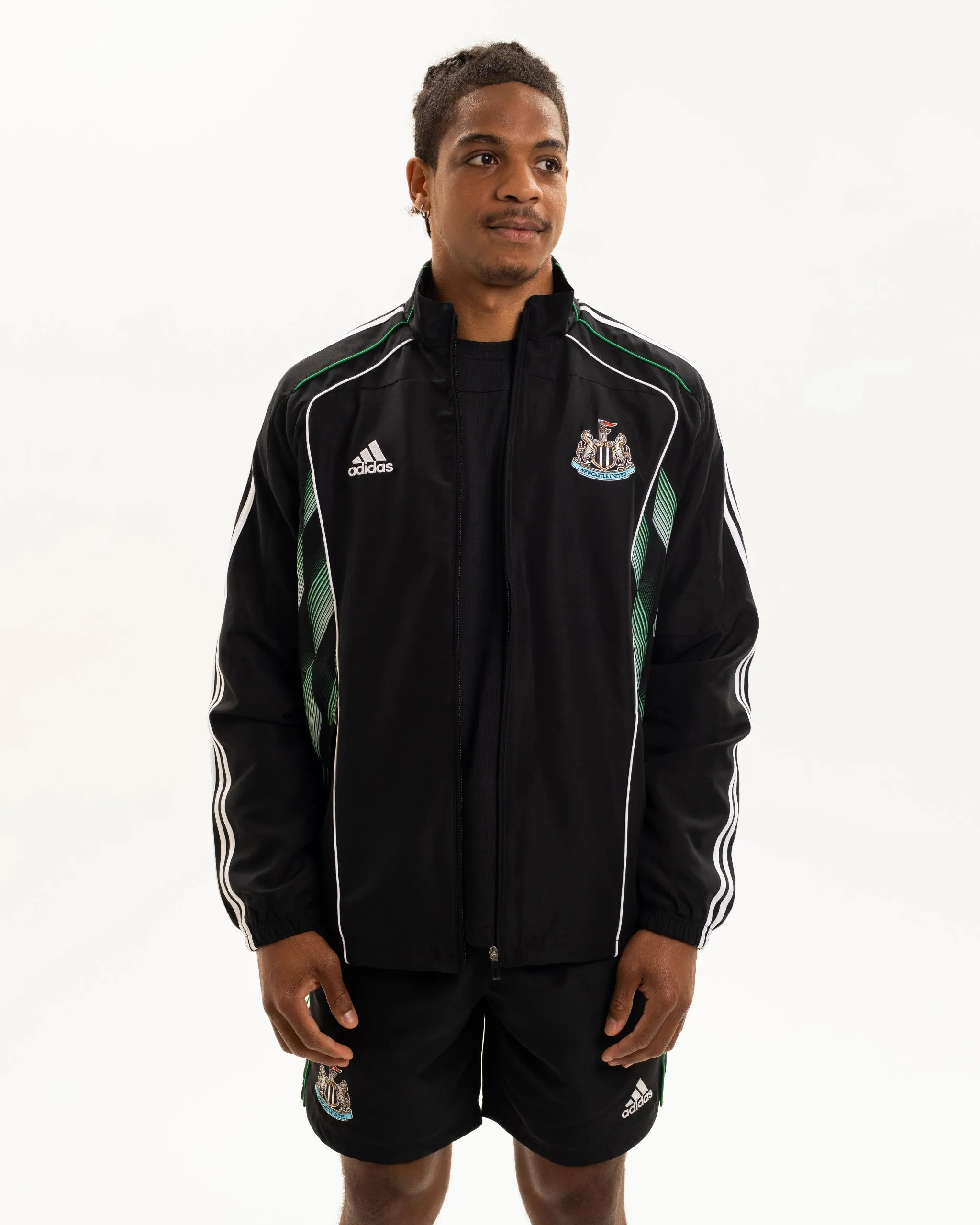 Laser Cut Vents Outer Chill Piece Newcastle United adidas Men's Urban Purist Black Track Top