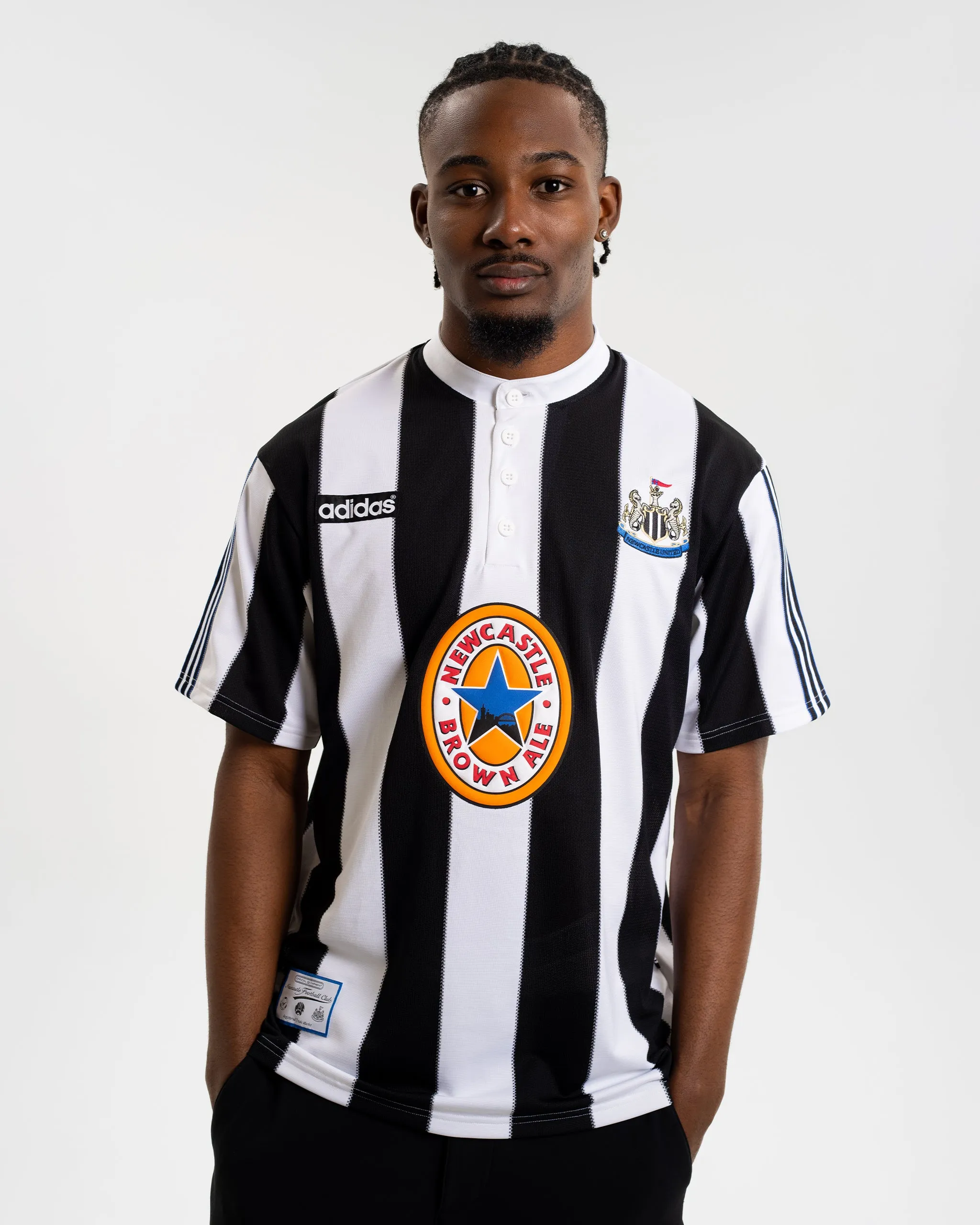 Leisure Wear VintageWashEffect Newcastle United adidas Retro 1995-97 Home Shirt