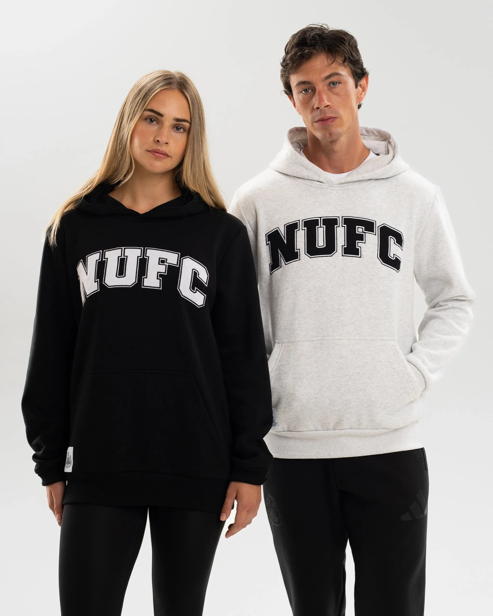 Newcastle United Adults NUFC Black Hoodie Quick Dry Wear Urban Comfort