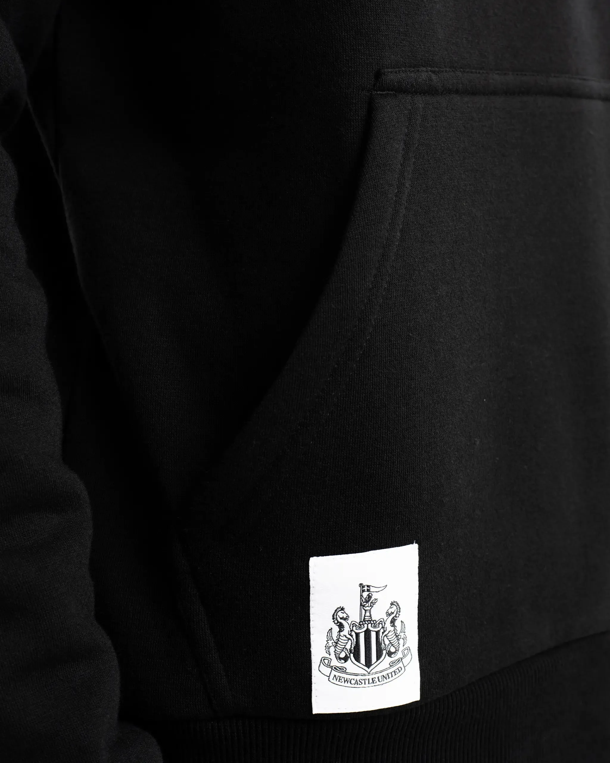 Comfort Knitwear All Season Knitwear Newcastle United Adults NUFC Black Hoodie