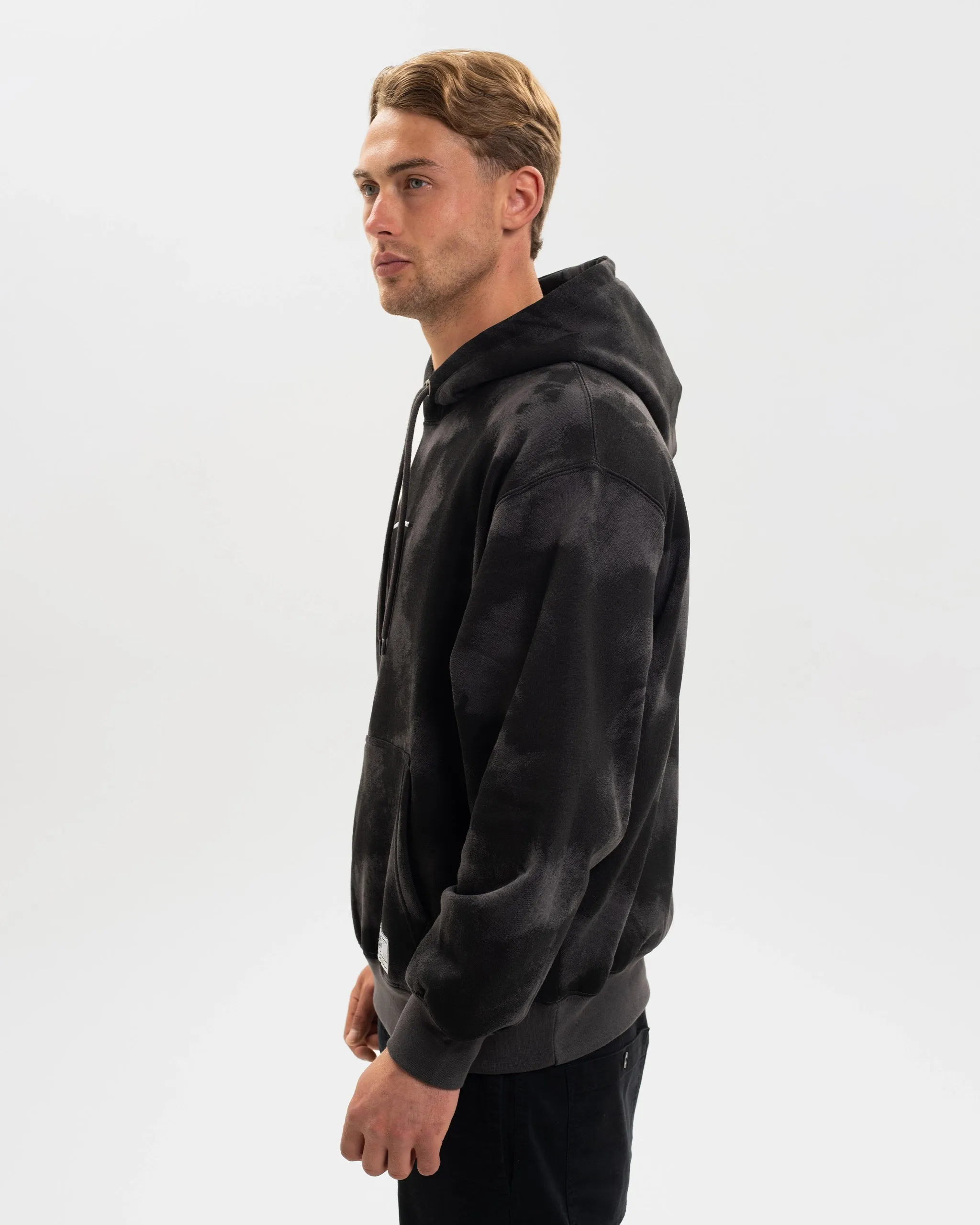 Newcastle United Graphic Charcoal Washed Hoodie Flexible Design Fit Casual Chic Knit