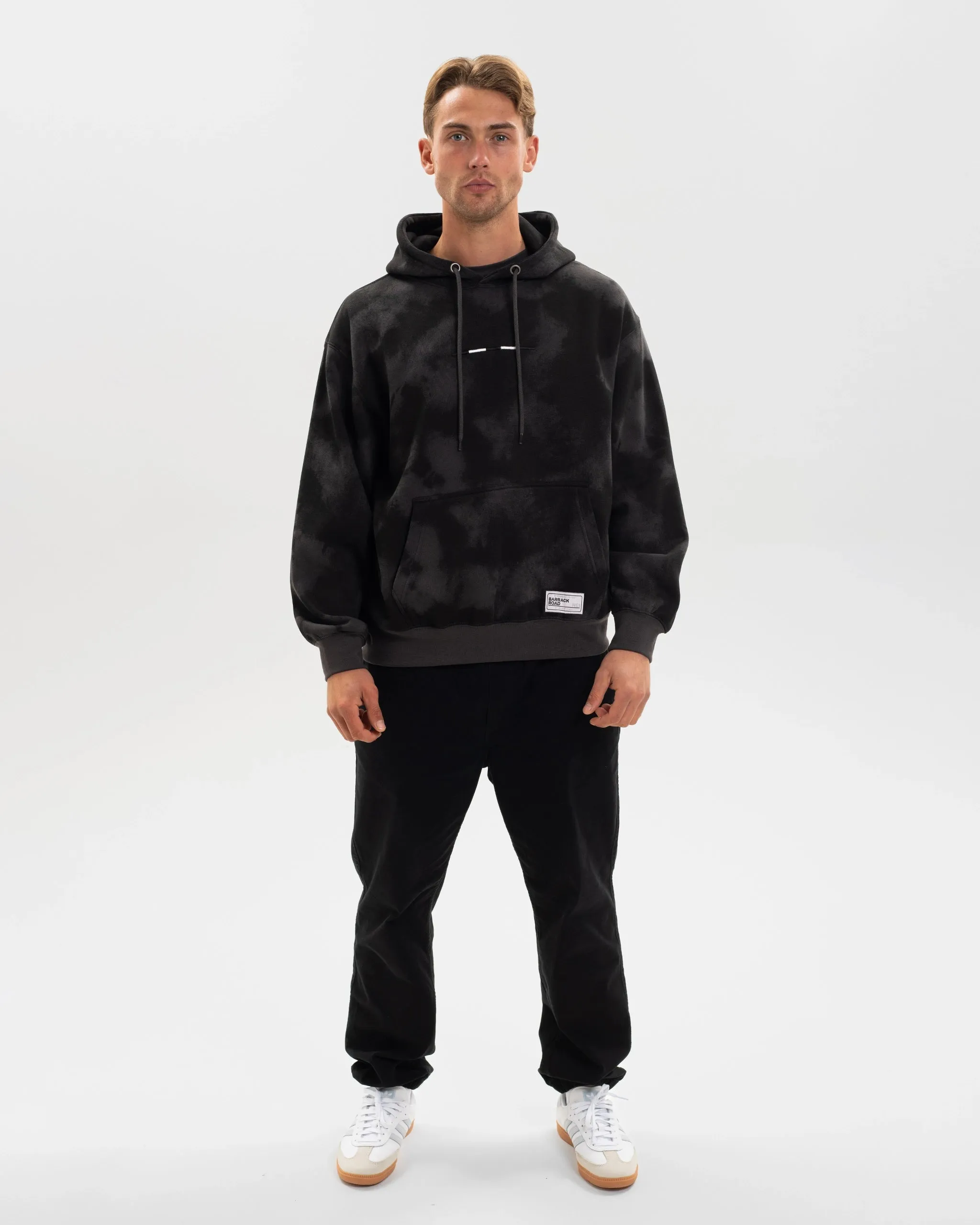 Snug Layer Newcastle United Graphic Charcoal Washed Hoodie