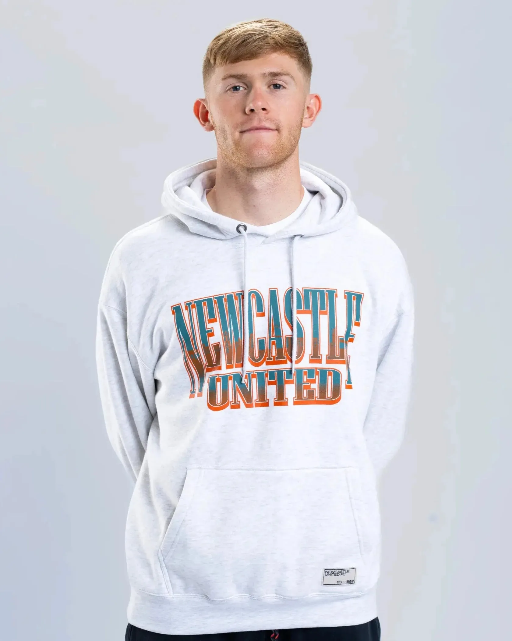 Thermal Insulation Technology Newcastle United Grey Graphic Hoodie