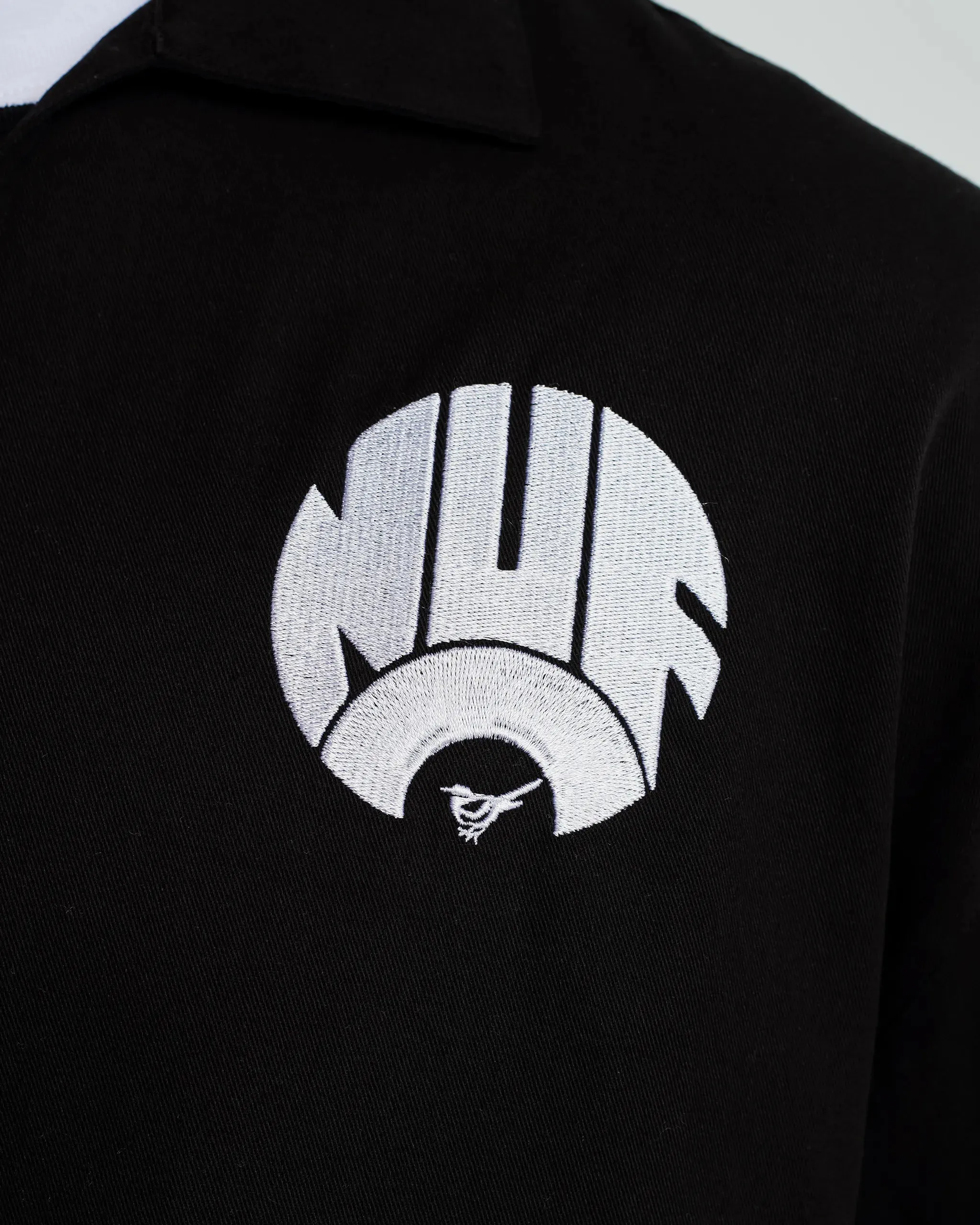 Modular Layering Compatibility Newcastle United Men's Black Retro Cotton Drill Top