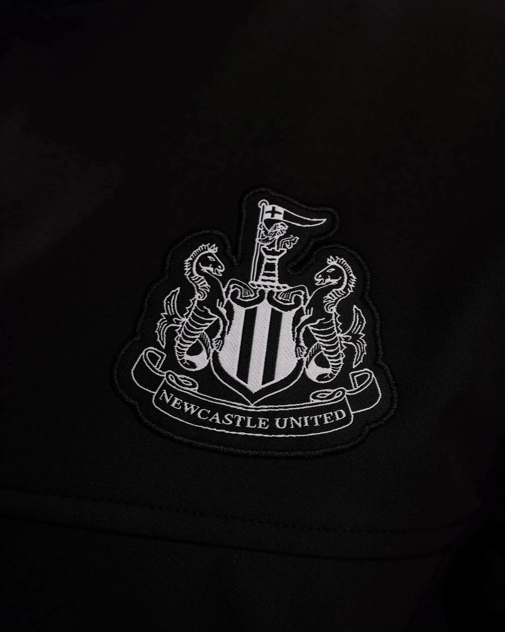 Newcastle United Men's Black Softshell Jacket Chill Proof Style