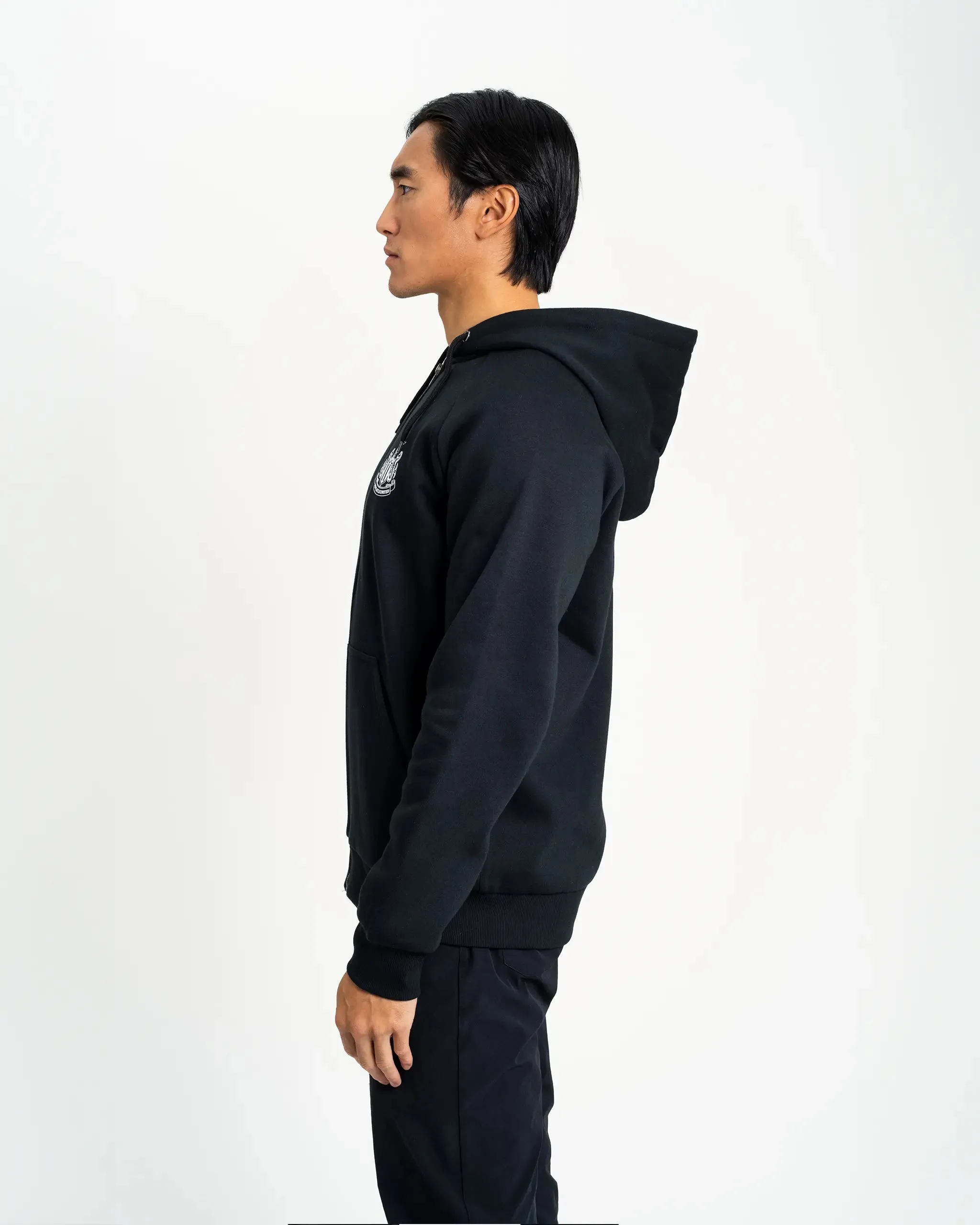 Winter Ready Knit Chill Ready Newcastle United Men's Black Terrace Full Zip Hoodie