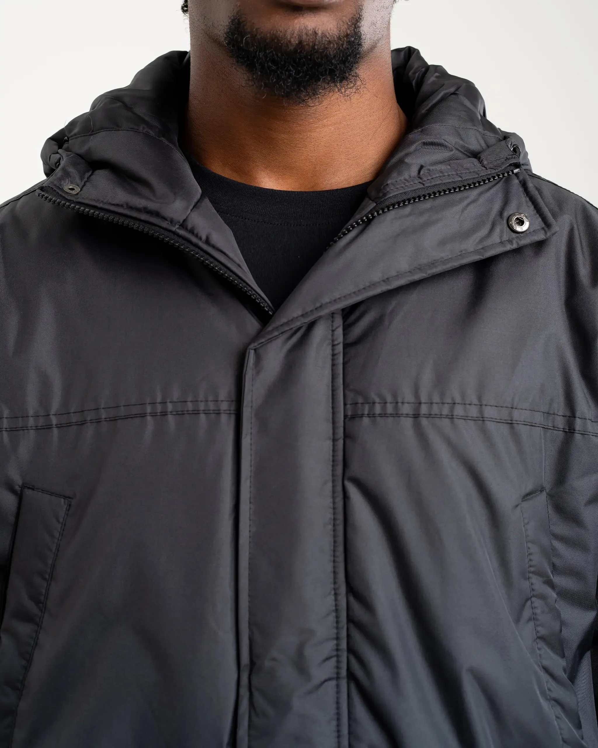 Flexible Layer Fit Flexible Armholes Newcastle United Men's Black Terrace Long Jacket