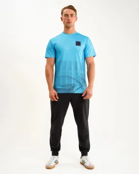 coordinate with other items Newcastle United Men's Blue Printed Tee