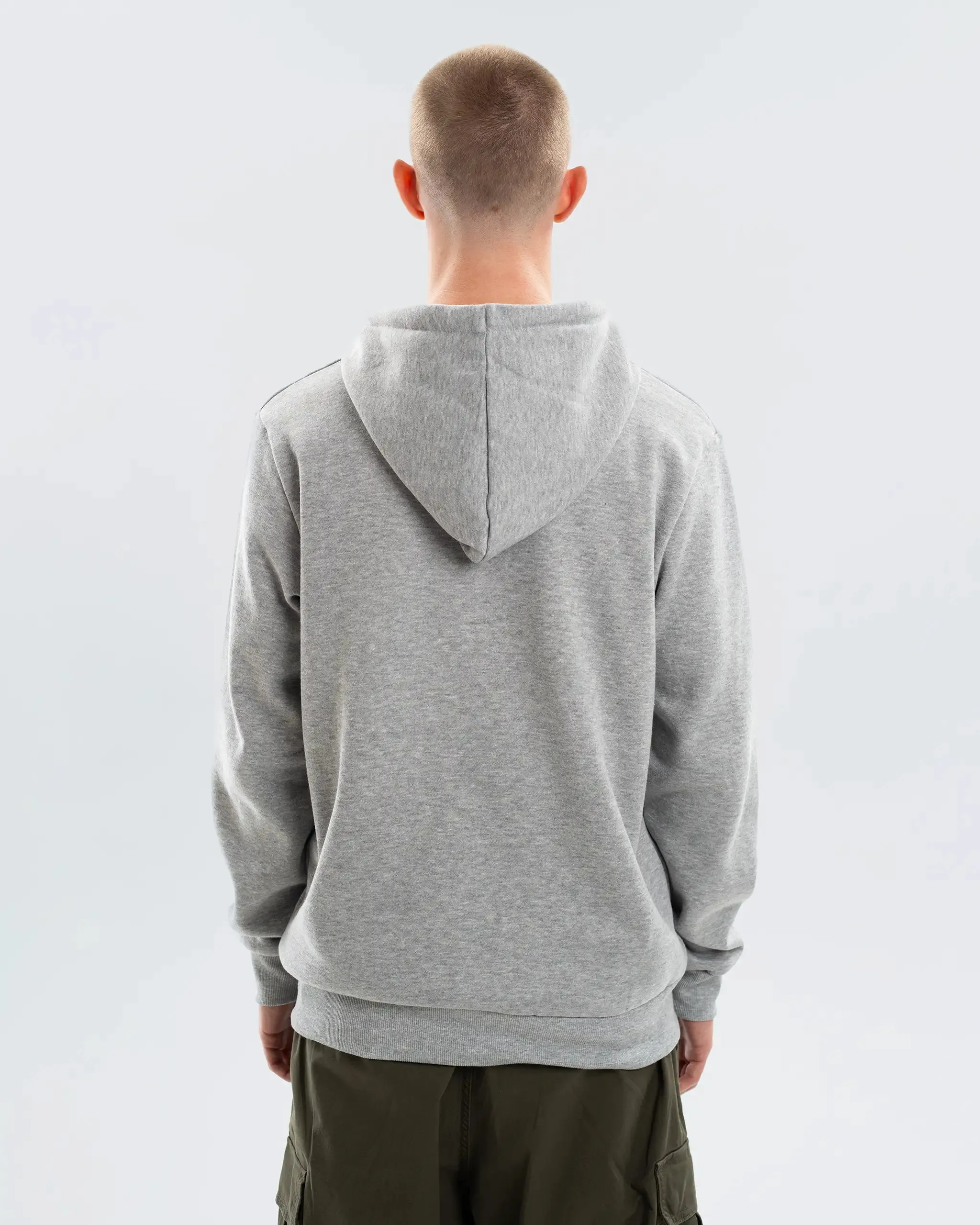 Newcastle United Men's Essentials Range Grey Hoodie All-Weather Comfort