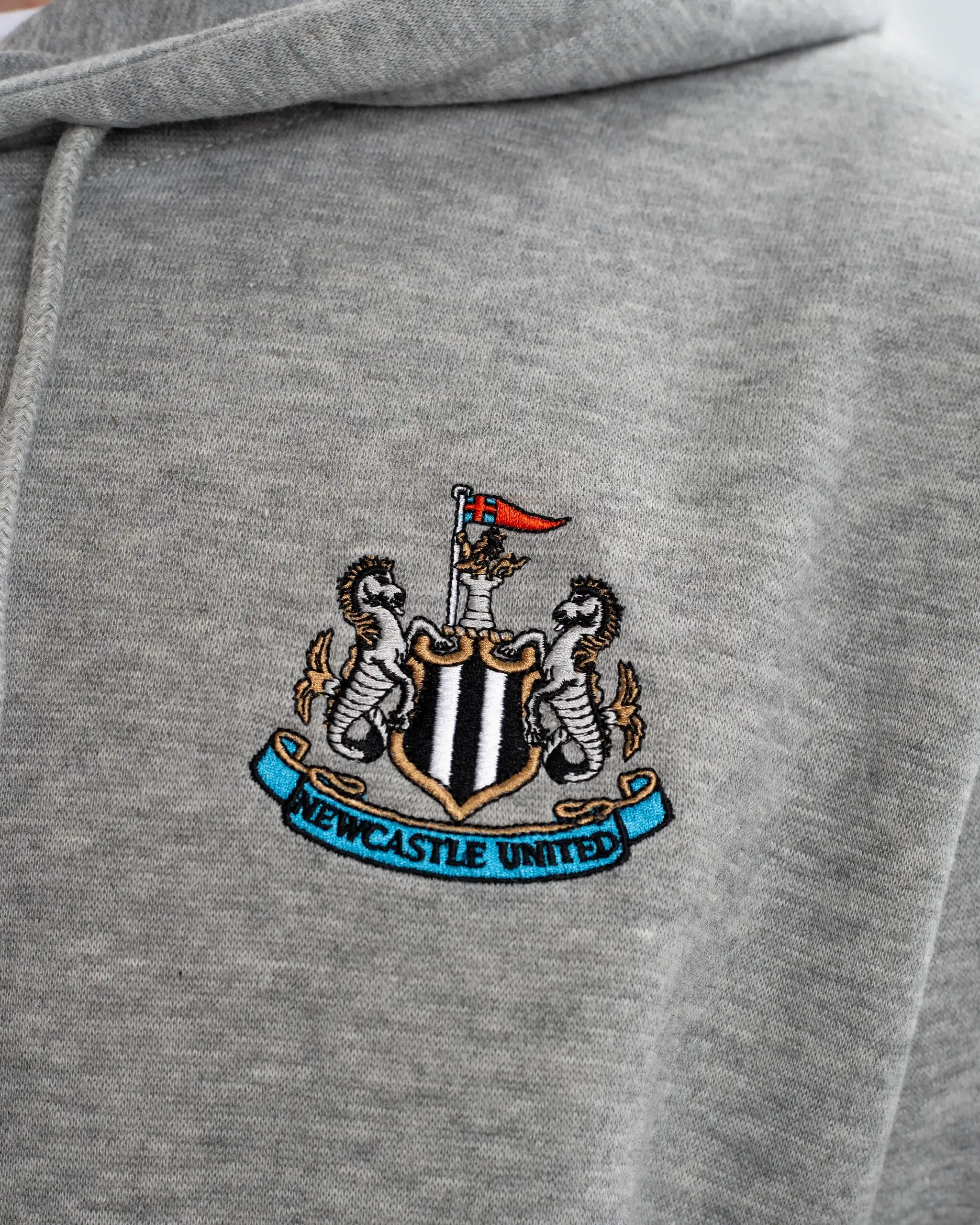 Cozy Layered Wear Newcastle United Men's Essentials Range Grey Hoodie