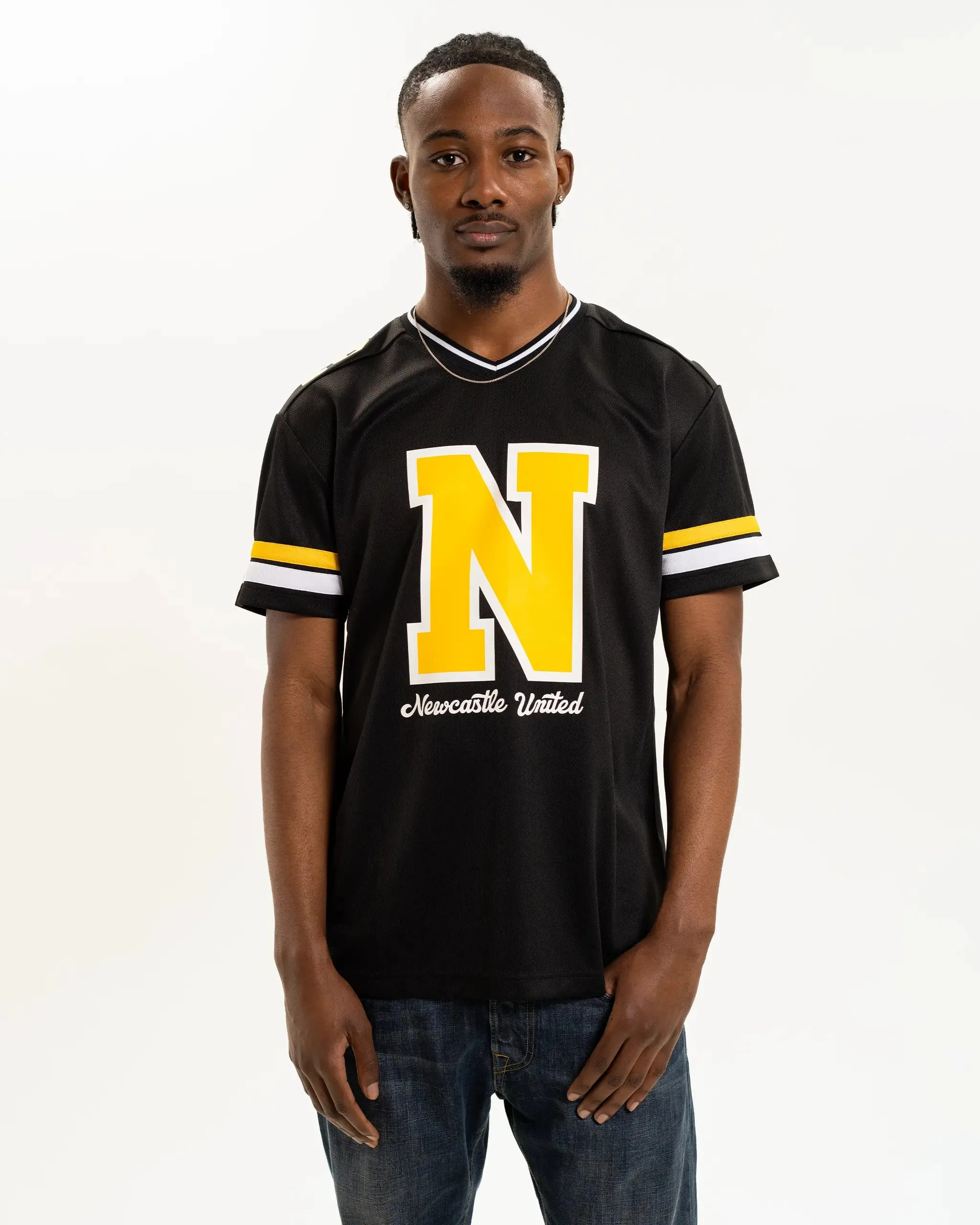 Newcastle United Men's Mesh American Football Jersey AllWeatherComfort Perfect for Vacation