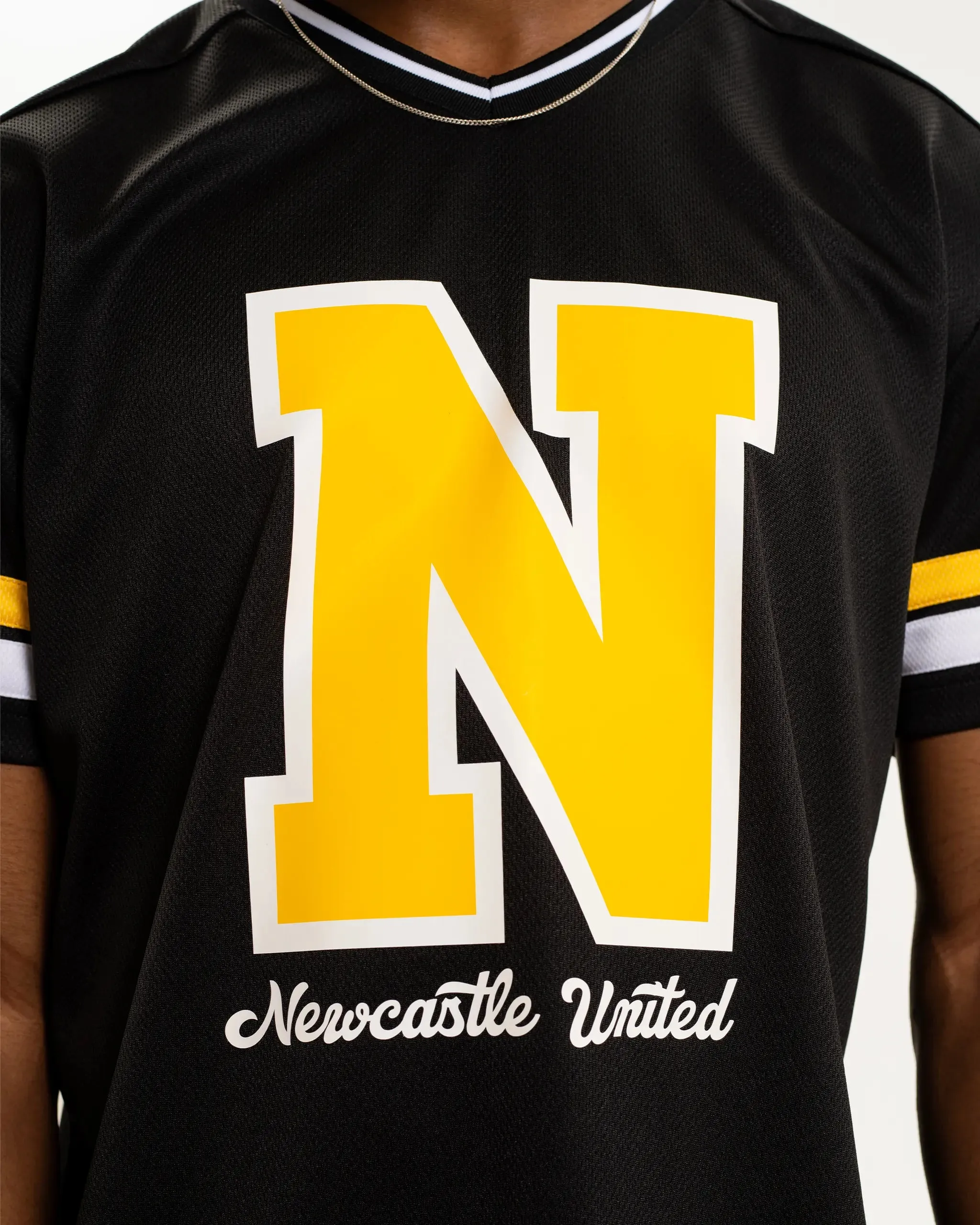 Seam Free Back Rayon blend Newcastle United Men's Mesh American Football Jersey