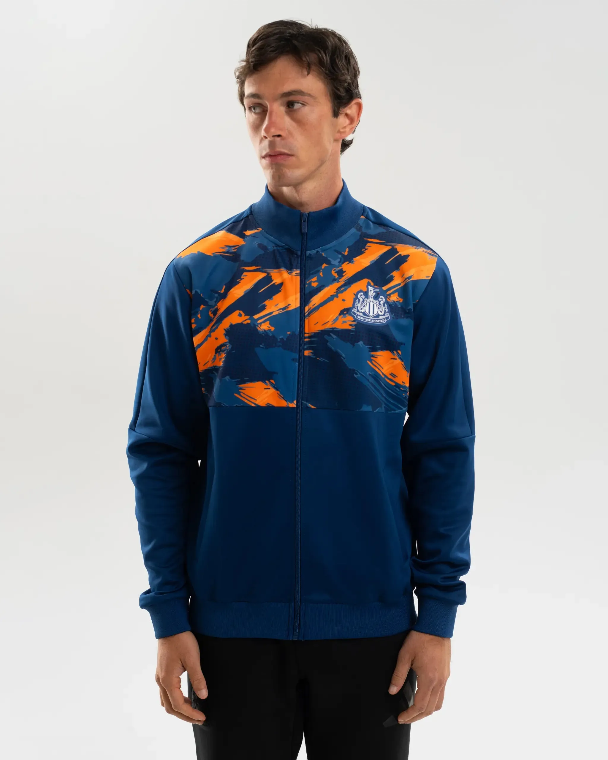 Snuggly Design Newcastle United Men's Navy & Orange Camo Track Jacket