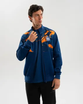 Newcastle United Men's Navy & Orange Camo Track Jacket Zero Waste Production