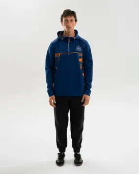 Newcastle United Men's Navy & Orange Panel Hoodie Stretch Waist