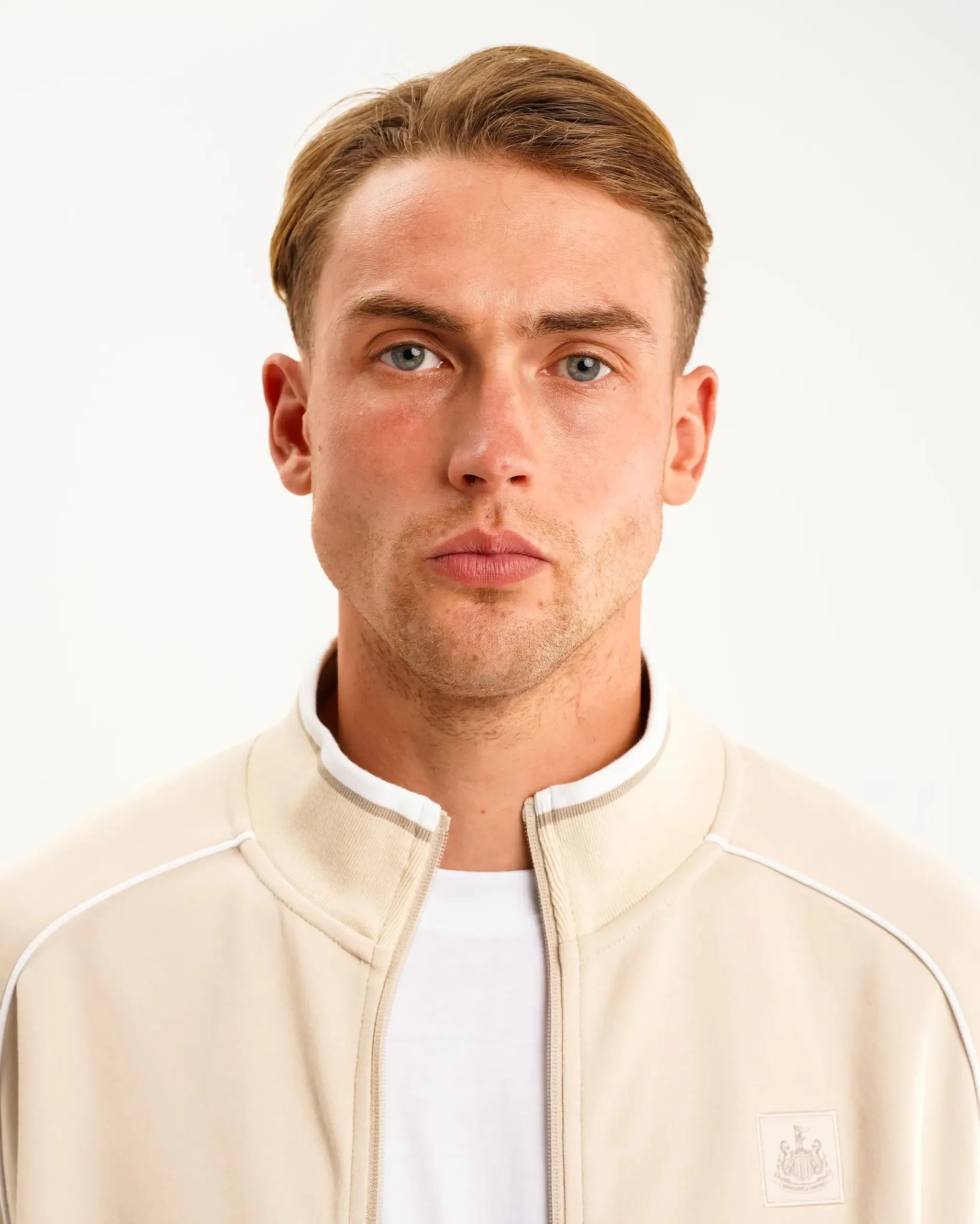 Cozy Layers Outdoor Comfort Newcastle United Men's Oat Track Jacket