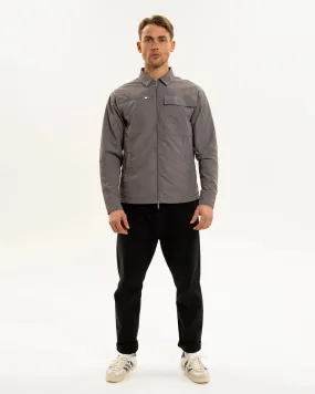 Water Resistant Design Comfy Fit Piece Newcastle United Men's Slate Nylon Overshirt