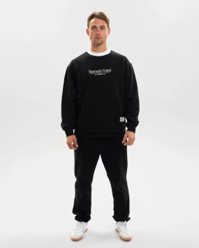Winter Essential Newcastle United St. James' Park Black Graphic Sweater