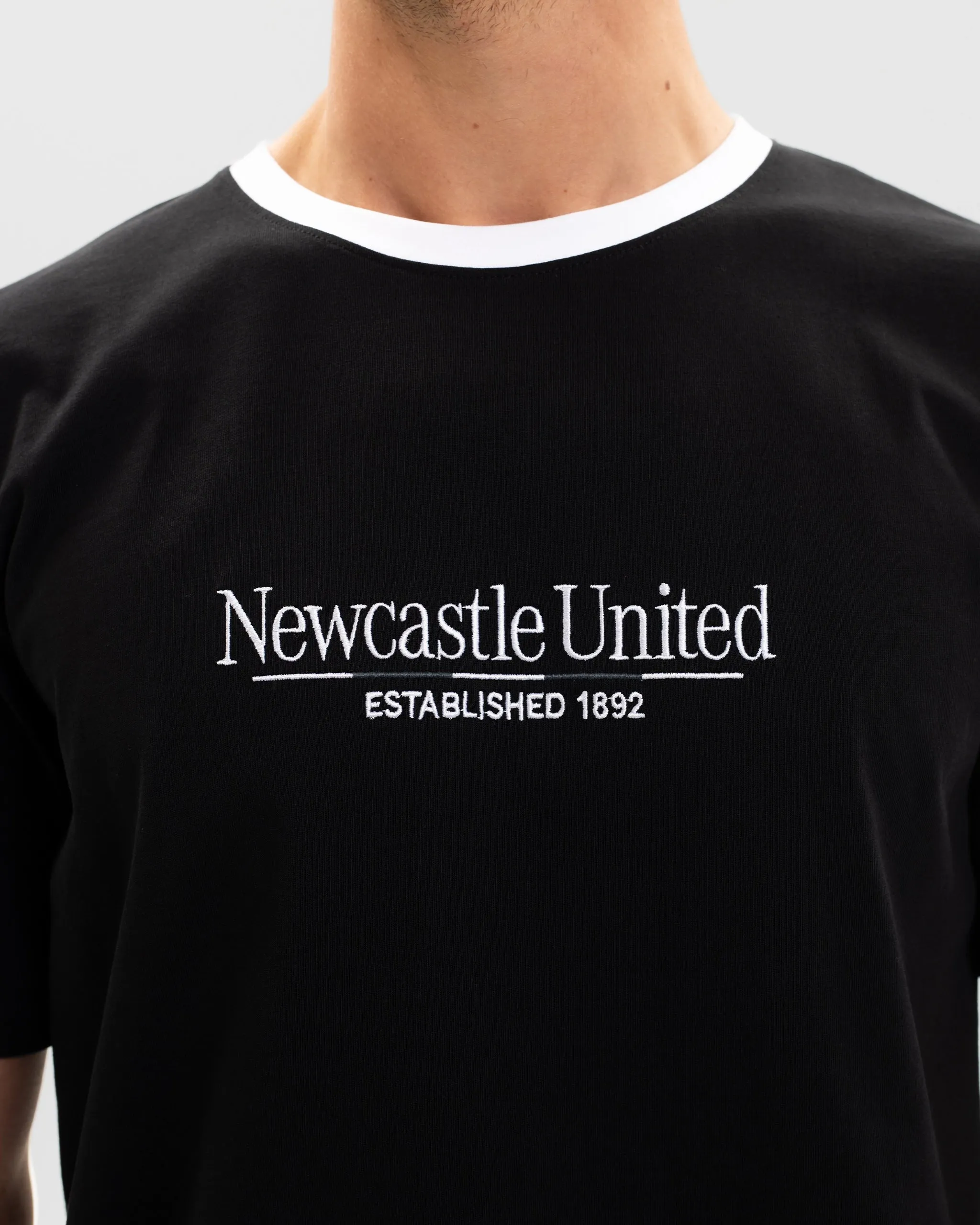 Effortless Design Newcastle United St. James' Park Black Graphic T-Shirt