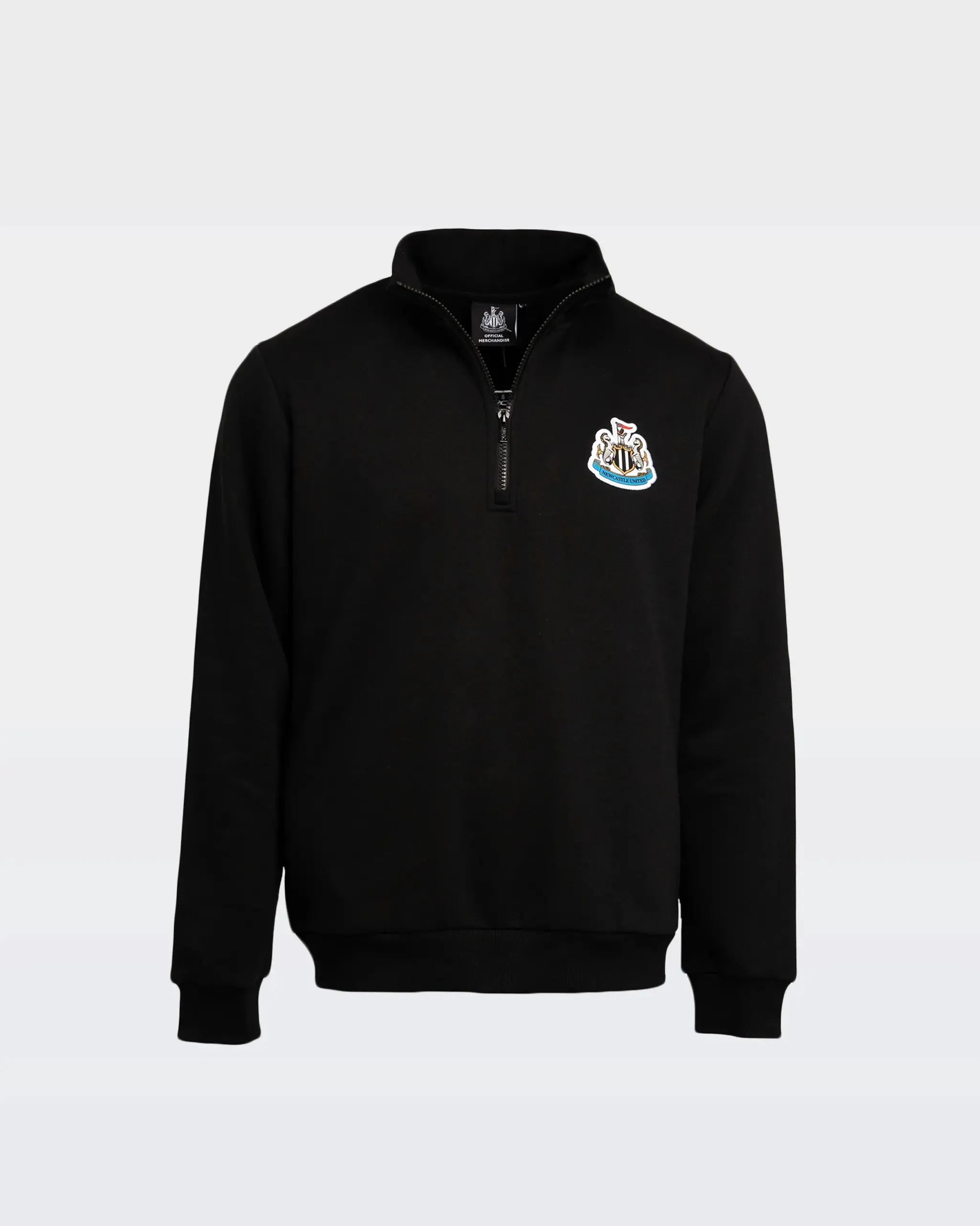 Newcastle United Terrace 1/4 Zip Sweatshirt Chill Comfort Wear Winter Fashionable