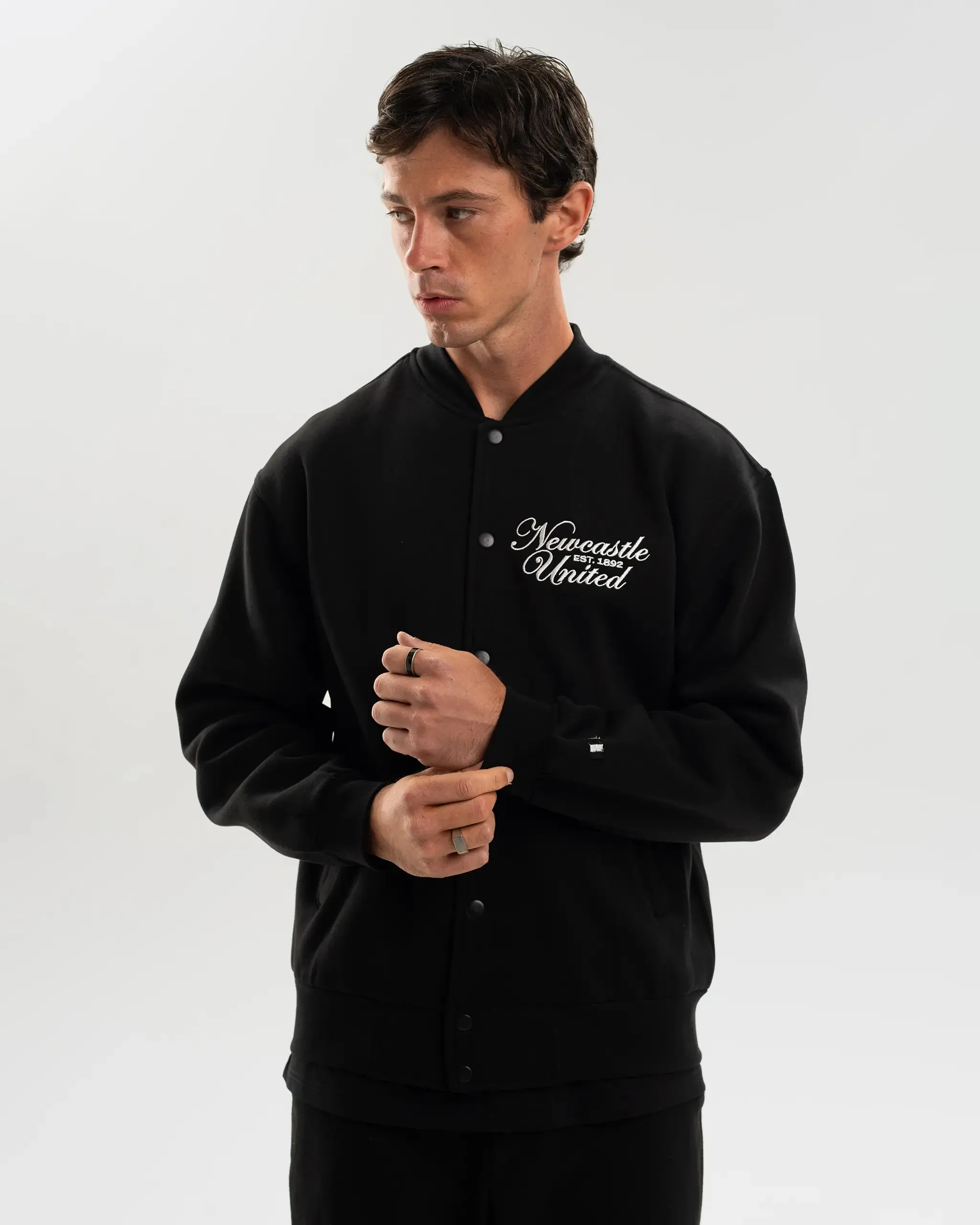 Newcastle United Who's That Team Bomber Jacket Layered Comfort