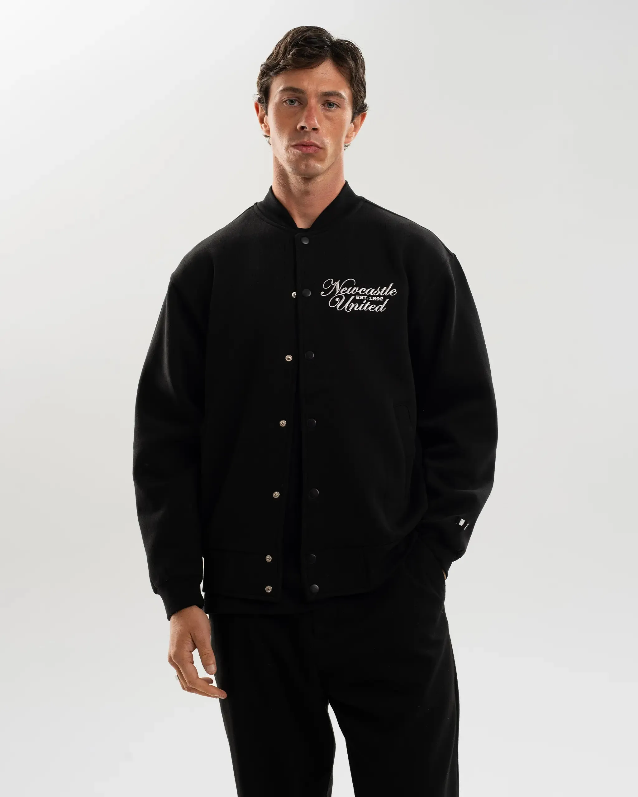 Newcastle United Who's That Team Bomber Jacket Snuggle Fit Versatile Outfit
