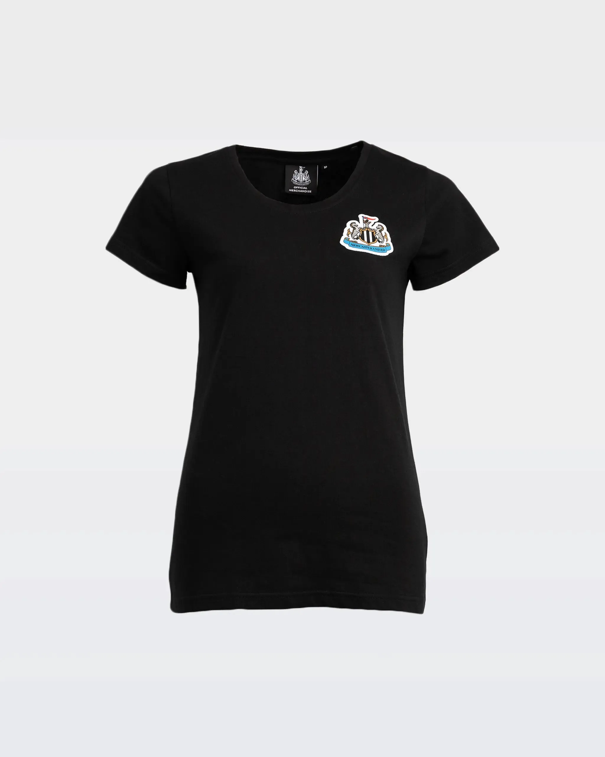 Moisture Wicking Fabric Newcastle United Women's Black Terrace Crest T-Shirt