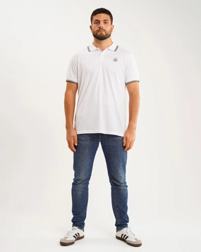 Outdoor top Chic Design Newcastle United Men's Black Label White Polo Shirt
