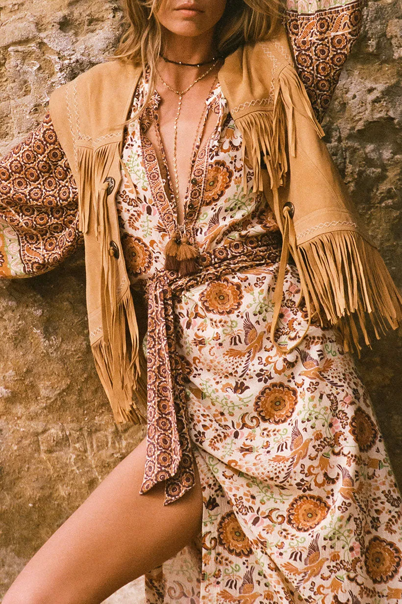 Minimal Design Clean Mood Sannah Boho Maxi Dress