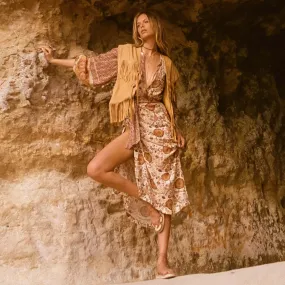 Sannah Boho Maxi Dress Casual Chic