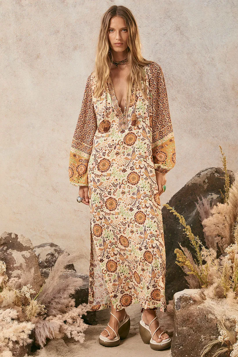Country View Feminine Energy Sannah Boho Maxi Dress
